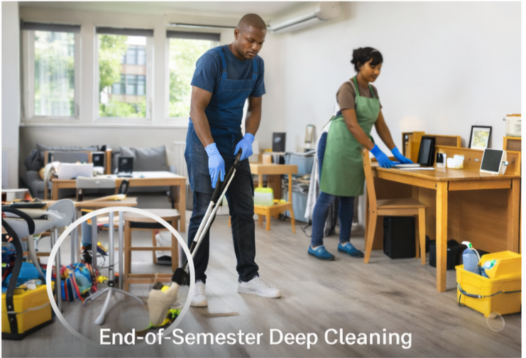 End of semester Deep Cleaning
