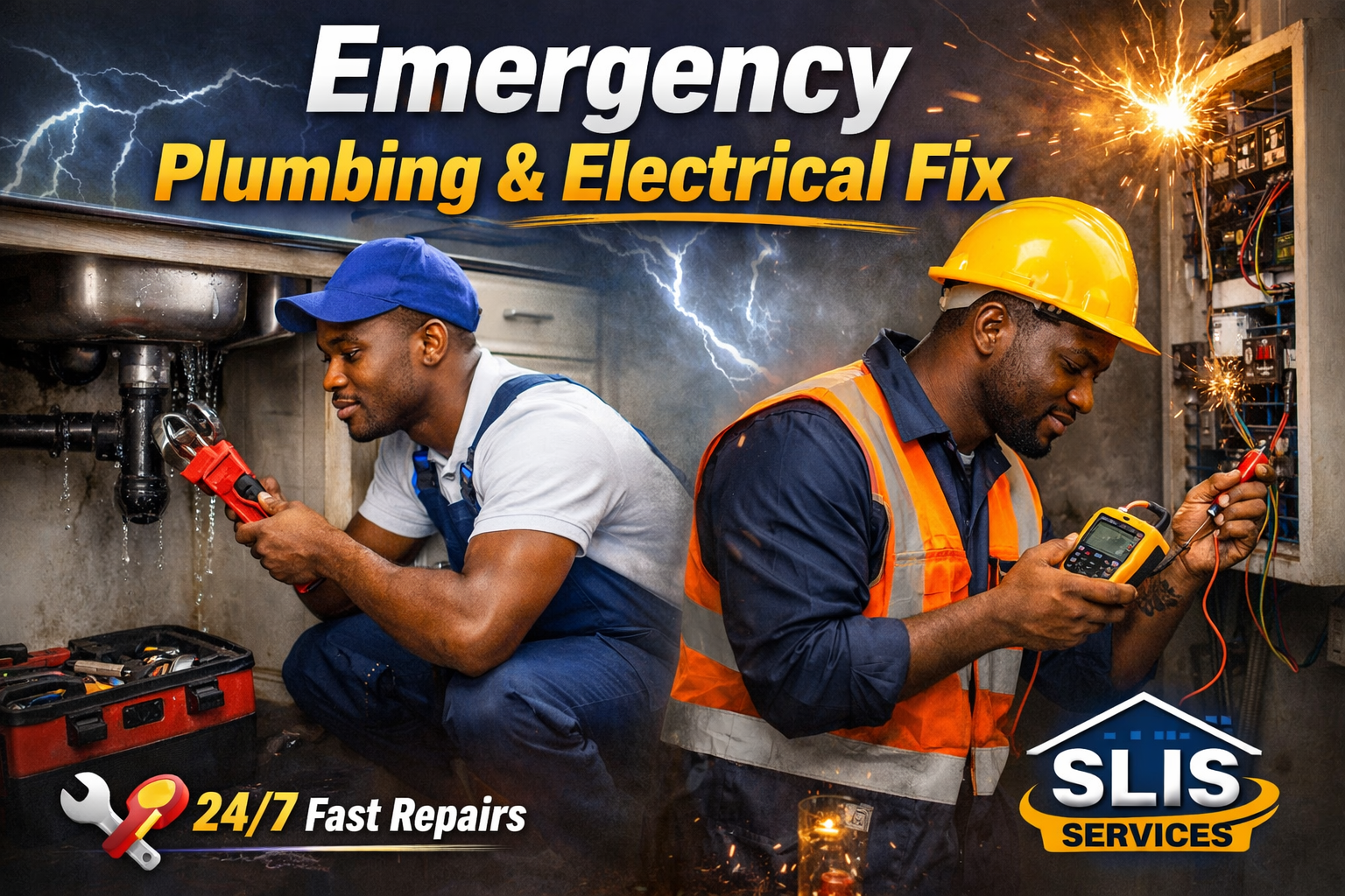 Emergency Plumbing & Electrical Fix