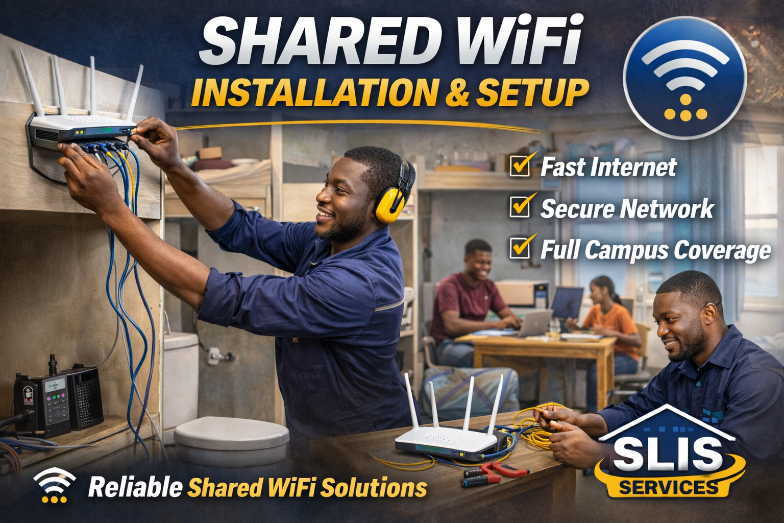 Shared WiFi installation & setup